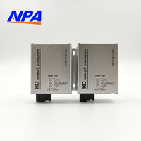 Convertidor de Medios 1/4/8 Puertos 10/100/1000Mbps Monomodo Fibra Única SC Par A+B QoS Apilable Plug&Play 2 Años de Garantía para IP