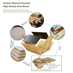 Lüks özelleştirilmiş kapalı/açık Modern ahşap Pet çadır kare desen katı ahşap köpek ve kedi evi - Product Image 4