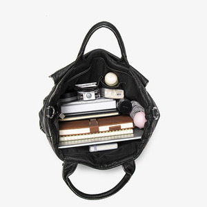 Sac bandoulière polyvalent en jean PU délavé style vintage, design <span class=keywords><strong>de</strong></span> niche, grande capacité, accrocheur, nouvelle collection 2025 - Product Image 5
