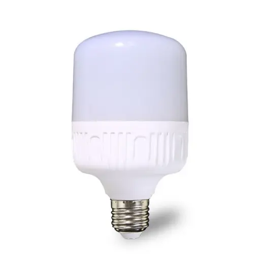 Haute puissance 5w 10w 15w 20w 30w 40w 50w plastique Led ampoule éclairage E26 E27 B22 Base lampe LED