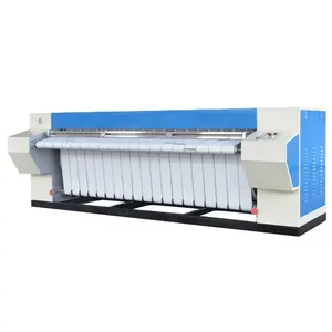 3.3M Hotel Strijkmachine Stoom/Elektrische/Gas Flatwork Ironer Automatische Strijkmachine Voor Industrie Wasserij