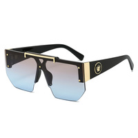 Nouvelles Lunettes de Soleil Intégrées Grand Format Style INS, Rétro Moderne Classique Européen et Américain, pour la Photographie de Rue 2025