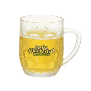 16oz 11oz marca PC chiaro boccale di birra decorativo boccale di birra in plastica boccale di birra con manico