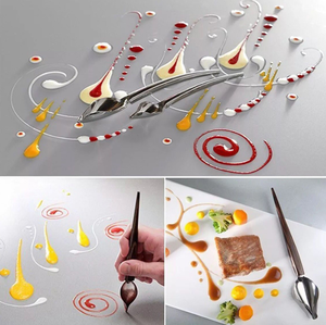 Outil multifonctionnel d'acier inoxydable de cuillère de cuisson de chef professionnel pour la décoration de gâteau de crème au chocolat dans la cuisine - Product Image 6