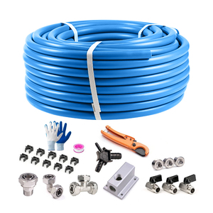 Kit de tuyauterie pour compresseur d'air 3/4\" x 100 pieds, système de tuyauterie en aluminium HDPE, tuyauterie pour air comprimé - Product Image 1