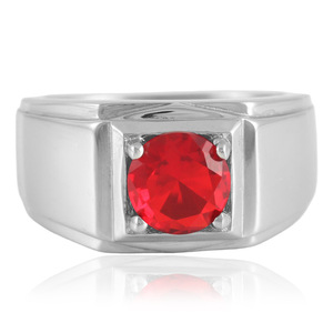 Geometric Zircon <b>Ring</b> Women's Stainless Steel Everyday Wear Punk Style - Product Image 4