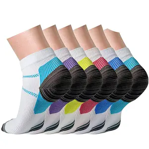 Haute Qualité Personnalisé Hommes Femmes Compression Cyclisme Athlétique Vente En Gros Cheville Chaussettes De Sport