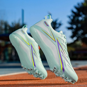 Chaussures de course à pointes unisexes, professionnelles, pour les courses de moyenne et longue distance, antidérapantes, pour l'entraînement au saut, chaussures d'athlétisme - Product Image 2