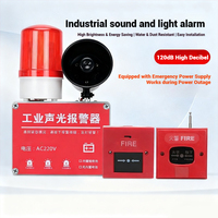 Supersiren XP-78 Klaxon personnalisé 120 dB à un bouton, son et lumière, protection incendie, alarme industrielle, certification CE, résistant à l'eau