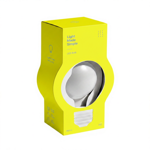 <b>Small</b> LED Bulb E14 Candelabra Bulb Rigid <b>Box</b> Packaging Kraft Paper Retail Display Custom Four-Color UV Coated - Product Image 2