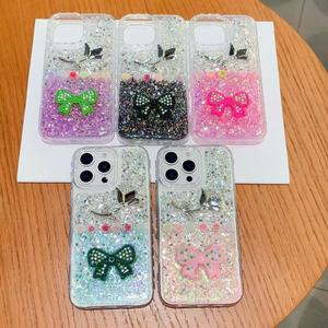 Coque de téléphone portable anti-chute BAILI Factory Fashion avec paillettes brillantes et <span class=keywords><strong>fleurs</strong></span> DIY pour Tecno <span class=keywords><strong>Camon</strong></span> 50 PRO/Spark40c/POP20 - Product Image 1