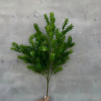 Tanaman Hijau Buatan, Rangkaian Pinus Penglai, Dekorasi Dinding, Bunga, Dedaunan, Lanskap Bertema Pernikahan, Seni Floral, Bunga Plastik
