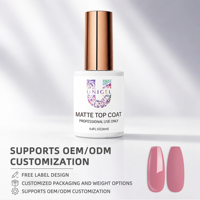 Vente en gros OEM ODM – Gel de base mat transparent 15 ml, vernis à ongles gel UV/LED certifié CE, longue tenue, végétalien, écologique, non toxique