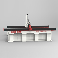 Router CNC de 5 Ejes Tipo Puente SIGN-A10-3060-C12 para Tallado 3D, MDF, Puertas de Cocina y Rotación