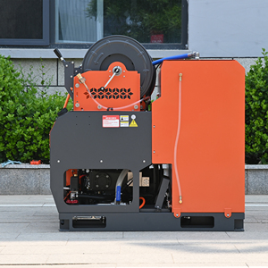 Máquina de Jateamento de Esgoto Warrior 4000psi 300bar 8gpm para Desobstrução e Limpeza de Esgotos com Jato de Água de Alta Pressão - Product Image 4