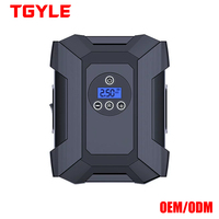 Compresseur d'air portable 12V avec manomètre numérique 150 PSI, monocylindre, en ABS, pour voiture et vélo