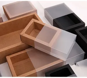 การออกแบบที่ทันสมัยกล่องลิ้นชักกระดาษและกระดาษคราฟท์กล่องของขวัญที่กำหนดเองสีขาว Oem โลโก้ที่กำหนดเองหัตถกรรมกล่องกระดาษสี