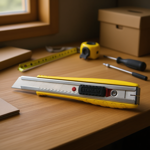 Stanley Utility Knife 18 Mm Single Blade For Precision Cutting Tasks - Product Image 3