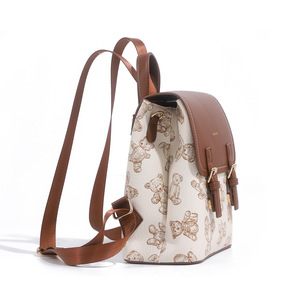 Mochila de Doble Color para Mujer, Estilo Oso con Hebillas Metálicas, Bolsas Personalizadas, Bolsa de Diseño - Product Image 5