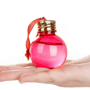 Bouteille scellée transparente <span class=keywords><strong>de</strong></span> 50 ml, ornements suspendus remplis d'alcool, boules <span class=keywords><strong>de</strong></span> Noël <span class=keywords><strong>en</strong></span> <span class=keywords><strong>plastique</strong></span> PET pour arbre - Product Image 2