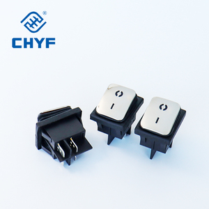 KCD4 20A 250vac 24V-220V <span class=keywords><strong>4</strong></span> pines encendido/apagado luz LED interruptor basculante impermeable cubierta de acero inoxidable tipo barco interruptor basculante modelo KCD1 - Product Image 4