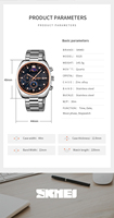 Reloj Deportivo SKMEl 9325, Reloj Deportivo Impermeable, Reloj de Regalo para Hombre, Reloj de Cuarzo Analógico de Alta Calidad para Hombre, 3ATM