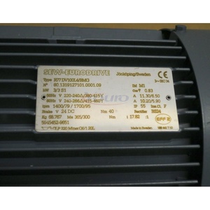 Nuevo Motor de Engranajes Helicoidales EURODRIVE R77 DV100L4/BMG 3KW Original con Motorreductor Industrial BMG - Product Image 1