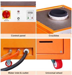 IGBT 5KG/8KG/10KG four de fusion de <span class=keywords><strong>creuset</strong></span> en or de haute qualité industriel numérique or machines à Induction électrique poê<span class=keywords><strong>le</strong></span> en métal - Product Image 4
