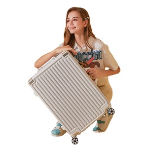Aluminum Frame <strong>Pull</strong> Rod Box 24 "Men's and Women's Silent Universal Wheel Travel Storage Box Student Luggage Travel Box - Product Image 5