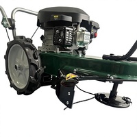 Desbrozadora de gasolina de alta potencia KONTORY KPT560S-PRO, cortacésped autopropulsado manual, recortadora de césped profesional para bricolaje