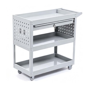 Chariot de rangement industriel silencieux à tiroirs plats, robuste et épaissi, en fer, à faible coût, pour entrepôt, directement de l'usine de YongKang - Product Image 1