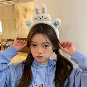 Wholesale Plush Cute Animal Hair <strong>Headband</strong> Party Casual Home <strong>Ladies</strong> <strong>Headband</strong> - Product Image 2