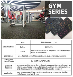 Piastrelle Puzzle per <span class=keywords><strong>Pavimenti</strong></span> Palestra Indoor, Pavimentazione Durevole <span class=keywords><strong>in</strong></span> <span class=keywords><strong>Gomma</strong></span> per Fitness e Attrezzatura da Allenamento, Mattonelle <span class=keywords><strong>in</strong></span> <span class=keywords><strong>Gomma</strong></span> per Palestra - Product Image 3