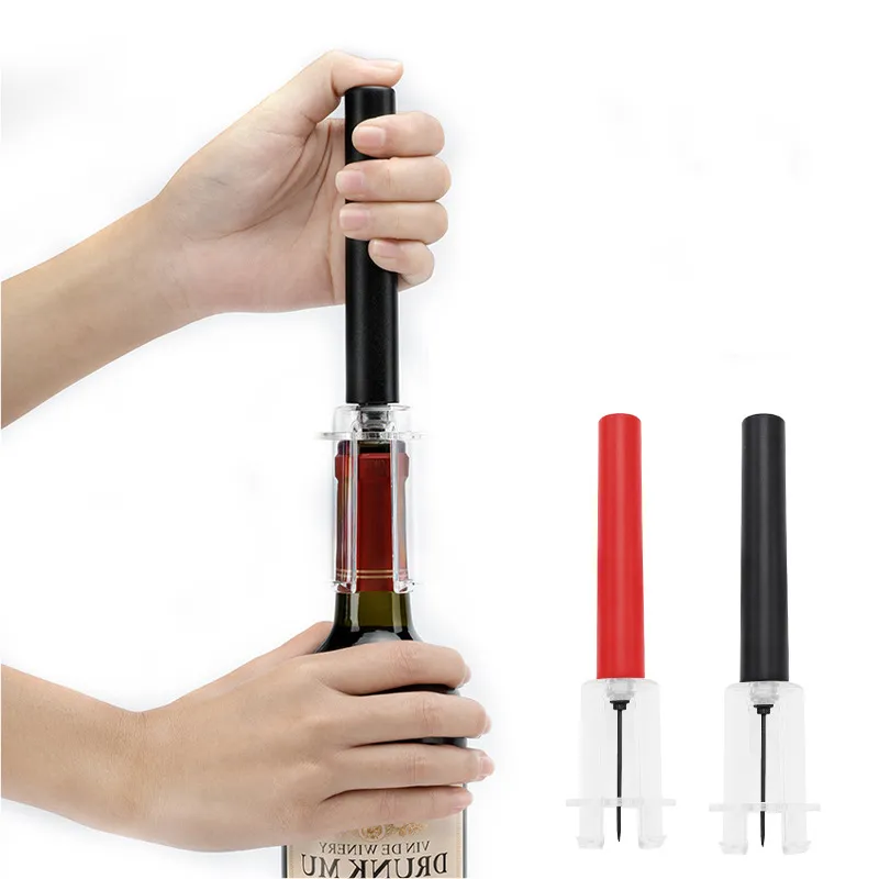 Factory Wholesale Corkscrew Wine Bottle Opener Air Pressure Cork Remover Easy Pop Out Air Pump Wine Opener