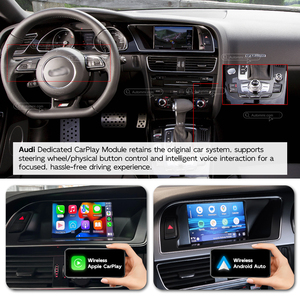 A1 A3 A6 A5 A4 Q5L A8 Q2L Q7ไร้สาย Apple CarPlay Android โมดูลถอดรหัสอัตโนมัติชุดอินเตอร์เฟซสำหรับ Audi MMI 3G <span class=keywords><strong>MIB</strong></span> RMC - Product Image 4