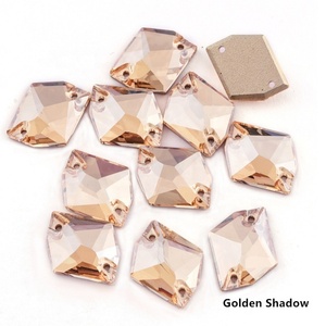 Ready to Ship Best Quality Shiny K9 Glass Sewing Gemstones <b>Crystal</b> AB Cosmic Sew on Rhinestones for GYM Dress - Product Image 3