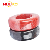 NUUKO TÜV 100m 200m 400m 1000m Solarmodul kabel DC Solar PV-Kabel XLPO/XLPE/PVC Kupfer 6 mm2 4 mm2 10 mm2 Draht kraftwerke
