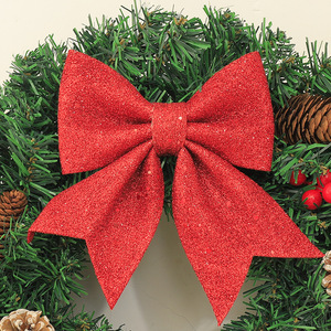 Ghirlande e Corone Natalizie Artificiali di Lusso 40cm 50cm 60cm con Pigne, Fiocchi e Luci LED - Decorazione Ecologica Fatta a Mano per la Casa - Product Image 3