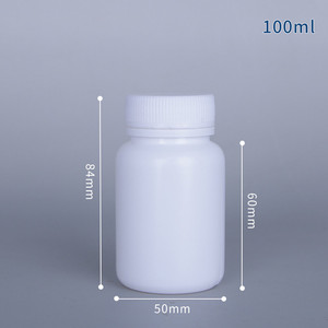 Groothandel Witte Brede Mond Hdpe Capsules Potten Flessen Geneeskunde Tabletten Pil Verpakking Flessen 30Ml 50Ml 100Ml 150ml 200Ml - Product Image 5