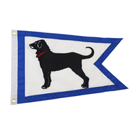 Drapeau de golf personnalisé en nylon avec logo imprimé numériquement et tube en plastique pour une utilisation promotionnelle et d'entraînement