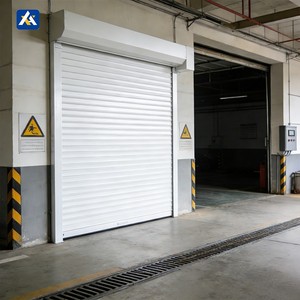 Porte à enroulement en alliage d'aluminium coupe-vent Xinhangyuan au design moderne, garantie 1 an <span class=keywords><strong>pour</strong></span> garage résidentiel et industriel - Product Image 2