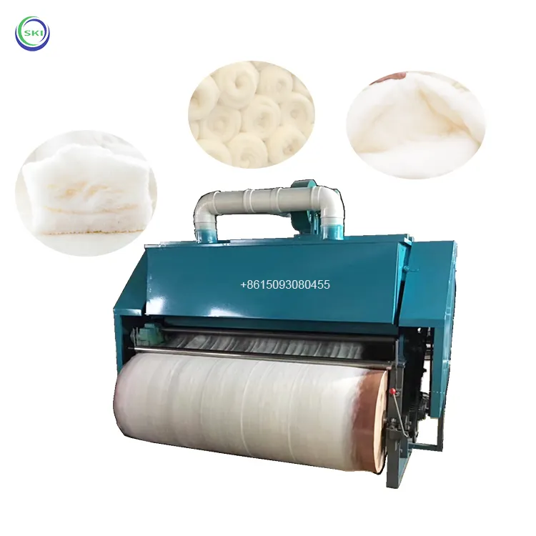 Wool Carding Machine For Sale Roll Sheep Wool Drum Carder Cotton Spinning Mills Cotton Spinning Machine Price