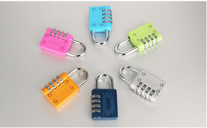 Combination <strong>Lock</strong> Resettable 4-Digit Padlock in Zinc Alloy 4 Digit Combination <strong>Locks</strong> - Product Image 6