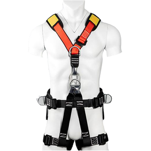 ホットセールファッション快適なロッククライミング緊急救助全身安全ハーネス - Product Image 1