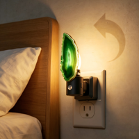 Lampes de nuit LED LOHAS en pierre de guérison, luminosité réglable, esthétique, à brancher, lampe de nuit décorative pour chambre à coucher
