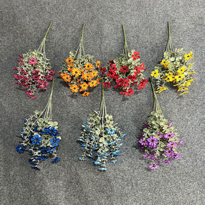 Fleurs artificielles, feuilles d'eucalyptus, bouquet en soie, décoration de mariage, arrangement floral, plantes vertes - Product Image 2
