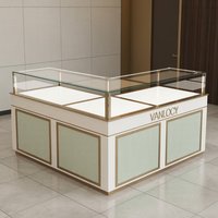 Vitrine en verre moderne personnalisée pour les magasins Présentoir au détail Grande vitrine à bijoux pour bijoux