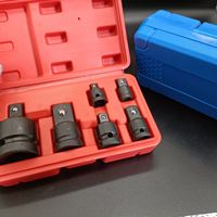 Manchon d'adaptateur Cr-v de haute qualité 6 en 1 pour outil de perceuse électrique manchon de clé multifonctionnel ensemble d'adaptateurs de douille pneumatique
