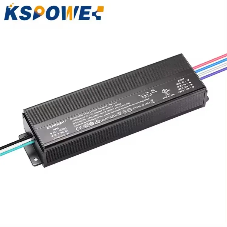 China Supplier universal Constant Voltage IP65 Waterproof LED Strip Light Power Outdoor 5 in1 dimming LED Driver 24V 80W