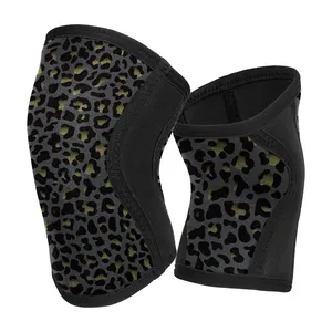 MKAS Vente en gros Nouveau protège-genou Sport Brace Wraps Fitness Néoprène Haltérophilie Gym Genouillère 7M Genouillère